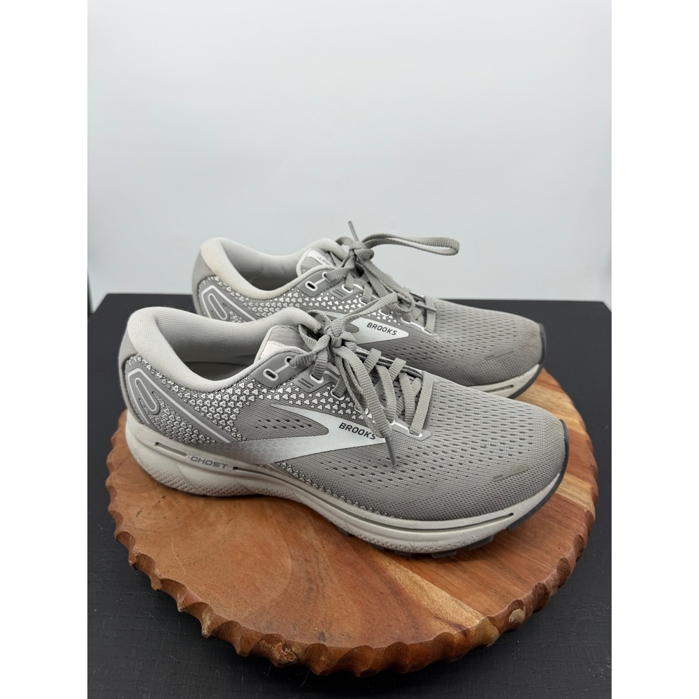 Brooks Ghost 14 Running Shoes Womens 9.5 Grey DNA LOFT Cushioning 1203561B089
